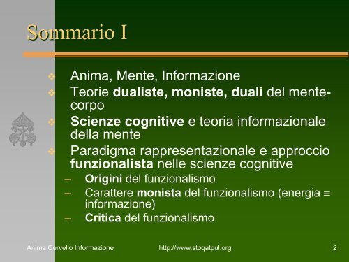 Scienze Cognitive - STOQ