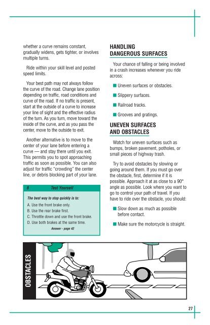 Motorcycle Manual - DMV - New York State