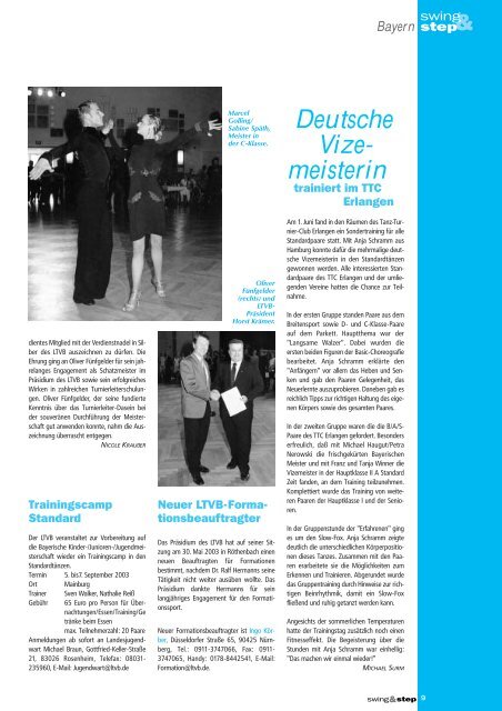 Meisterschaften Bayern und Hessen - Deutscher Tanzsportverband eV