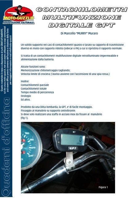 Presentazione di PowerPoint - Moto Guzzi e Tecnica