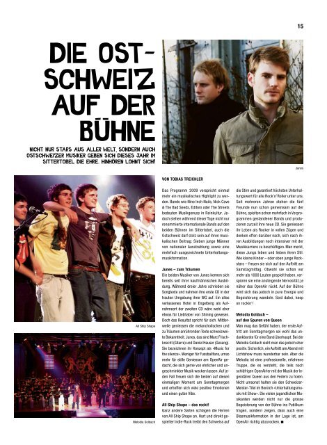 Festivalzeitung - St. Galler Tagblatt