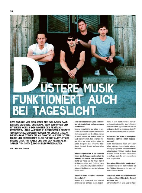 Festivalzeitung - St. Galler Tagblatt