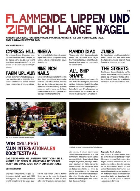 Festivalzeitung - St. Galler Tagblatt