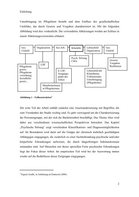 Besonderheiten in der vollstationÃ¤ren Unterbringung ... - LSF Graz