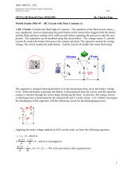 (MS)-07 - RC Circuit with Time Constant - MWFTR