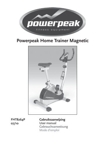 Powerpeak Home Trainer Magnetic - Fitnessmerken.nl