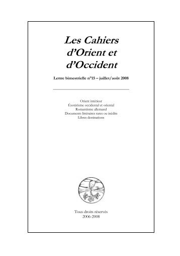 format PDF - Edition.moncelon.com - D'Orient et d'Occident