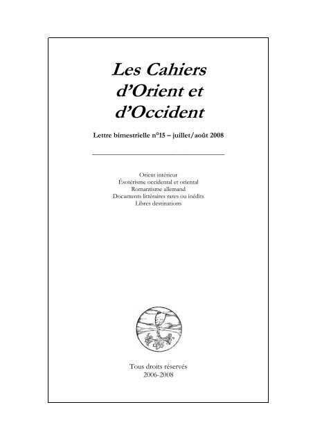 format PDF - Edition.moncelon.com - D'Orient et d'Occident