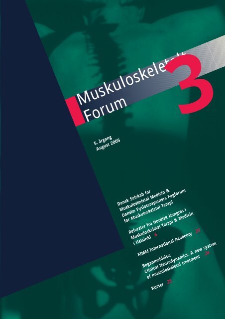 Muskuloskeletalt Forum - 3/2005 (pdf) - Fagforum for ...