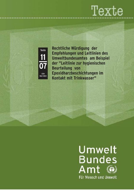 Rechtliche Würdigung der Empfehlungen und Leitlinien des ...