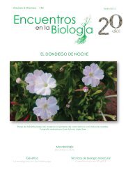 EL DONDIEGO DE NOCHE - Encuentros en la Biología ...