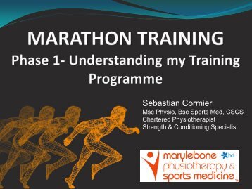 Marathon Training – The Beginning Phase