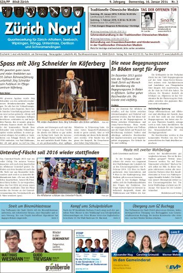 Spass mit Jörg Schneider im Käferberg - Lokalinfo AG