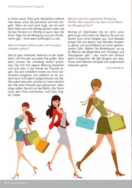 shopping Guide - Die Oberösterreicherin