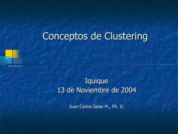 Conceptos de Clustering - Subdere