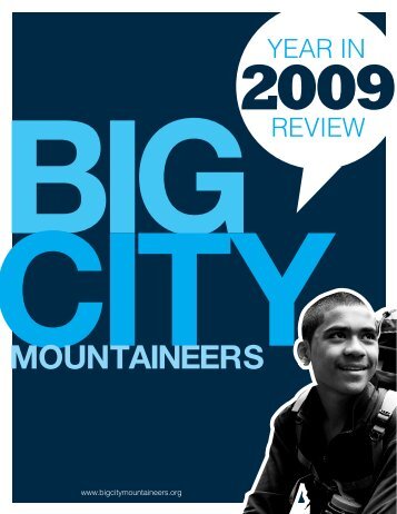 Annual Report 2009 - Big City Mountaineers