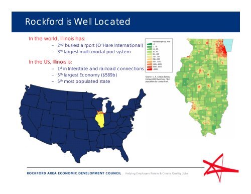 Power point presentation on Rockford Area advantages for ...