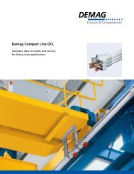 DCL Sales Brochure (PDF: 966KB) - Demag Cranes & Components