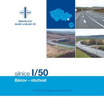 Silnice I/50 BÃ¡nov â obchvat - ÅeditelstvÃ­ silnic a dÃ¡lnic