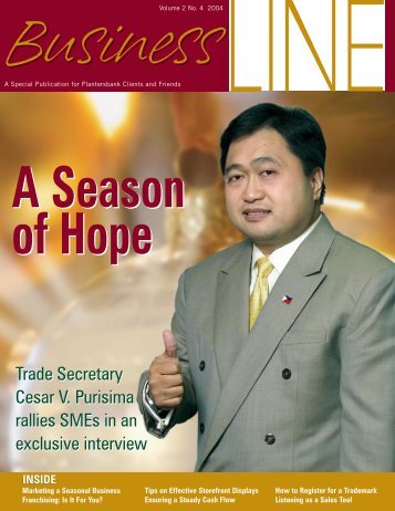 A Season of Hope - Planters Development Bank