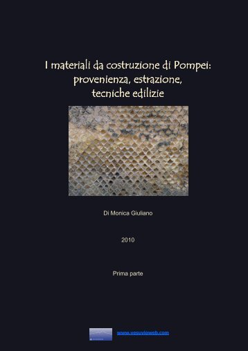 I materiali da costruzione di Pompei - Vesuvioweb