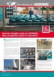 The World of - ADDINOL Lube Oil GmbH
