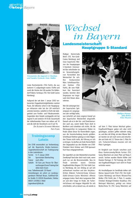 Bayern - Deutscher Tanzsportverband eV