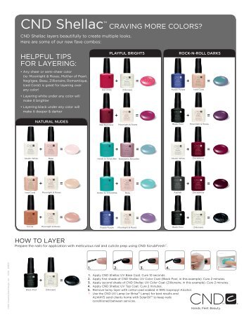 CND Shellac CRAVING MORE COLORS? - UV Gel Nail Polish