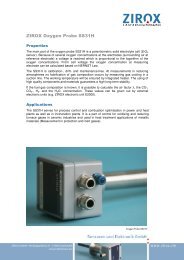 Download Data sheet Oxygen Probe SS31H