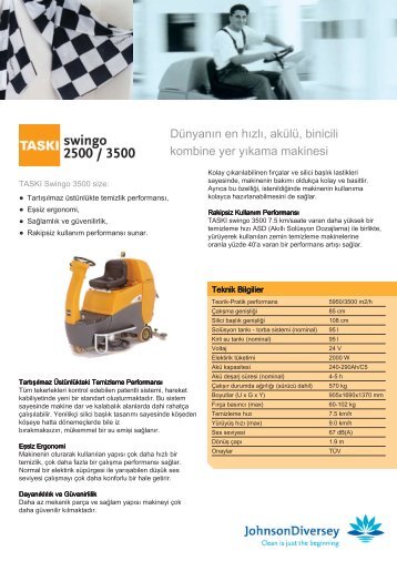 Swingo 3500 - Taski