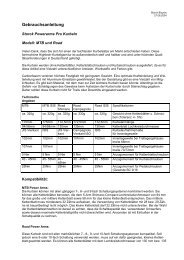 Powerarms Deutsch updated 27.06.2005 - Storck Bicycle GmbH