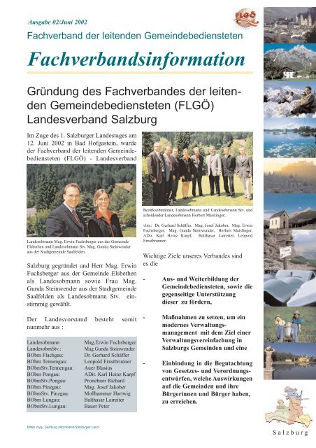 Bad Hofgastein - Fachverband der leitenden ...