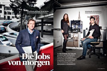 "Die Jobs von morgen", erschienen in "Bilanz" - schriftzug