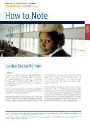 Danida How To Justice Sector Reform