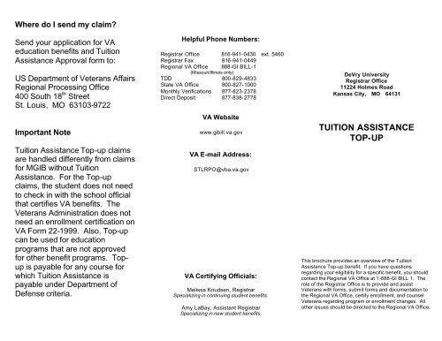 Tuition Assistance Top-up - DeVry - Kansas City - DeVry University