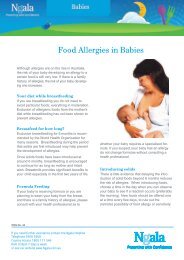 Food Allergies in Babies - Ngala