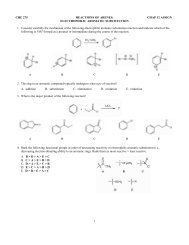 CHAP 12 ASSIGN ELECTROPHILIC AROMATIC SUBSTITUTION 1 ...