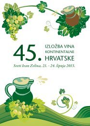 Katalog 45. izložbe vina kontinentalne Hrvatske - Grad Sveti Ivan ...