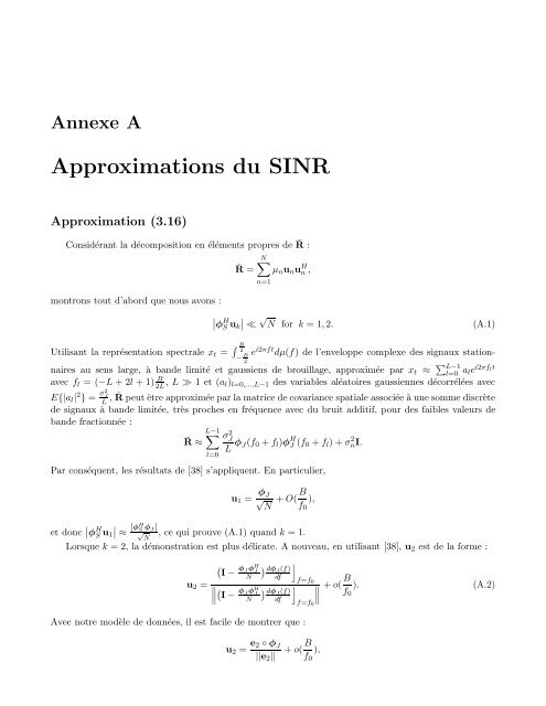 TH`ESE DE DOCTORAT DE L'UNIVERSITÃ PARIS 6 SpÃ©cialitÃ© ...