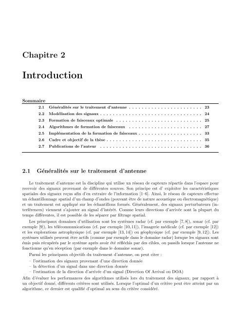 TH`ESE DE DOCTORAT DE L'UNIVERSITÃ PARIS 6 SpÃ©cialitÃ© ...