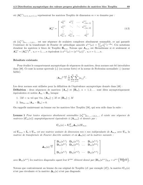 TH`ESE DE DOCTORAT DE L'UNIVERSITÃ PARIS 6 SpÃ©cialitÃ© ...