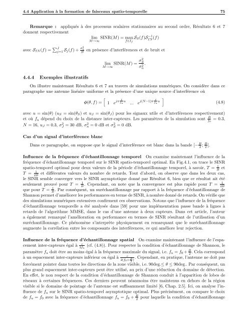 TH`ESE DE DOCTORAT DE L'UNIVERSITÃ PARIS 6 SpÃ©cialitÃ© ...