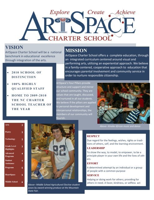 ACS Information Sheet - ArtSpace Charter School