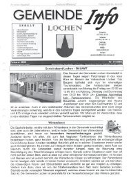 Gemeinde Info Lochen 01/2006