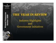 THE YEAR IN REVIEW - Department of Natural Resources