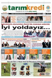TToohhuummlluukk SSaattÄ±Ä±ÅŸÅŸÄ±Ä± ... - TarÄ±m Kredi Kooperatifleri