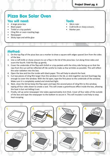 Pizza Box Solar Oven