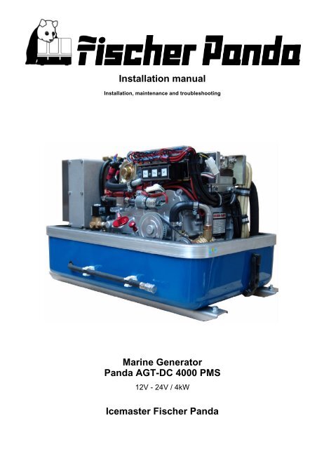 Marine Generator Panda AGT-DC 4000 PMS Icemaster ... - Ysebaert