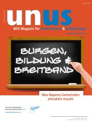 UNUS Ausgabe 03 / 2012 - Bund der Selbständigen