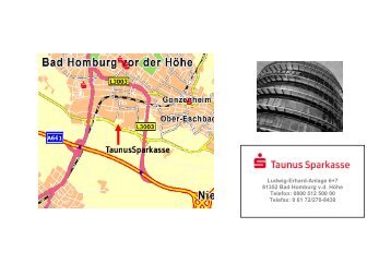 Ludwig-Erhard-Anlage 6+7 61352 Bad ... - Taunus Sparkasse